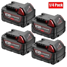 Replace For Milwaukee For M18 18V 6.0Ah High Output Lithium Battery 48-11-1840