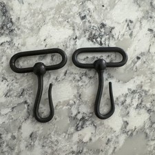 2 Winchester Pre-war Rifle Fish Hook Sling Swivels W One Sling Attachment Oem