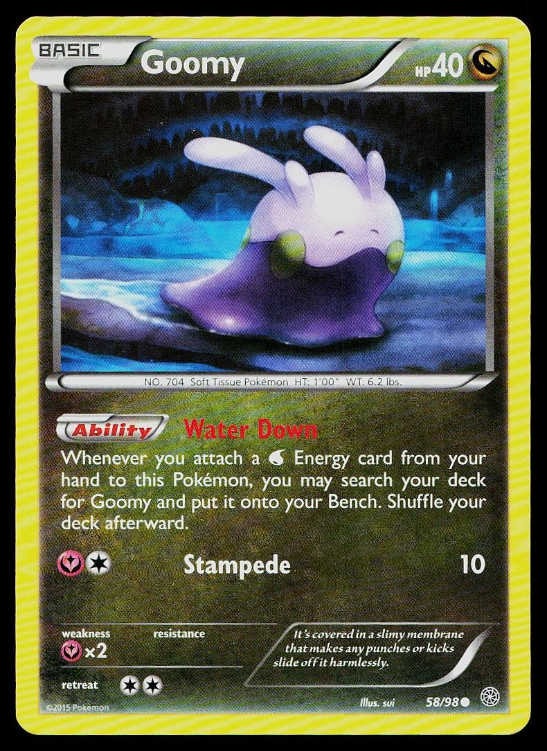 Pokemon Card Ancient Origins Goomy 58/98 Common