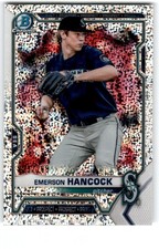 2021 Bowman Chrome Prospects Mini Diamond Emerson Hancock Seattle Mariners