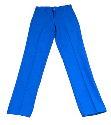 Vintage New Workrite Work Pants Chino Blue Nomex Made In USA 33x36
