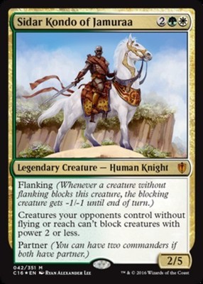 x1 Sidar Kondo of Jamuraa - Foil M MTG Commander 2016 M/NM, English
