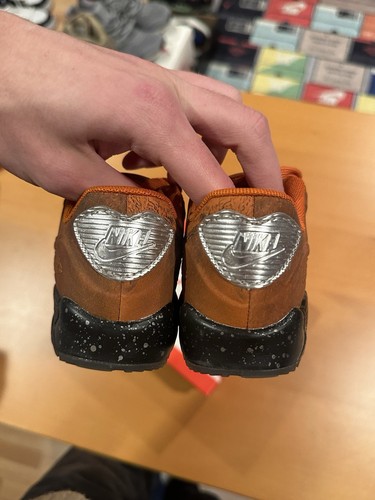 Size 10C - Nike Air Max 90 QS TD Mars Landing Magma Orange CD6489 600 Toddler - Picture 4 of 8