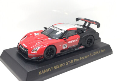 ミニカー Kyosho Nissan Rasing Car collection 1/64 1/64 Kyosho Xanavi Nismo GT-R Pre Season Suzuka Test #23 Diecast