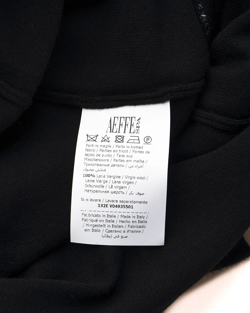 Vestito Moschino Dress A I Lana MADE IN ITALY Donna Nero V04935501 1555