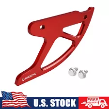 Billet Rear Brake Disc Rotor Cover Guard For Honda XR650L 1993-2025 Aluminum Red