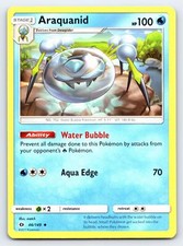 Araquanid 46/149 Uncommon Sun & Moon Base Set Pokemon Card - NM