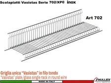 Scolapiatti Griglia Unica Vasistas Pensile 120 Cucina 702/120 Piatti / Bicchieri