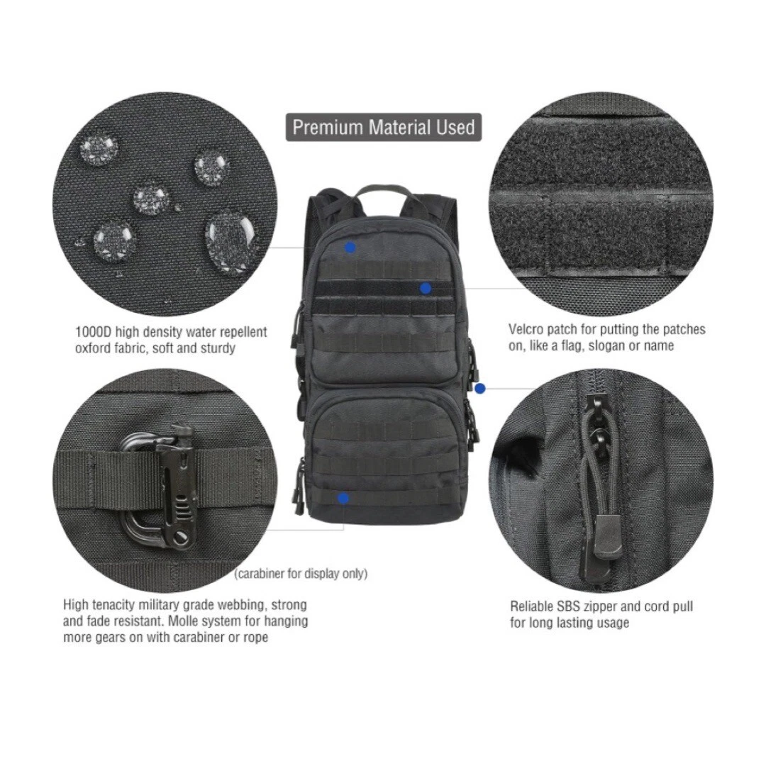 Marchway tactical molle sale hydration pack backpack