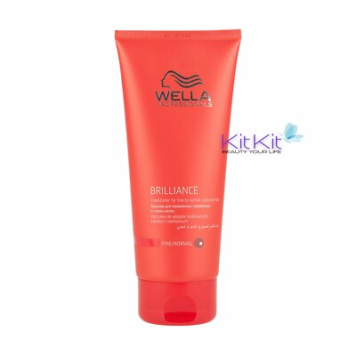 Wella Professionals Brilliance Conditioner for Fine Hair to Normal,Coloured Hair
