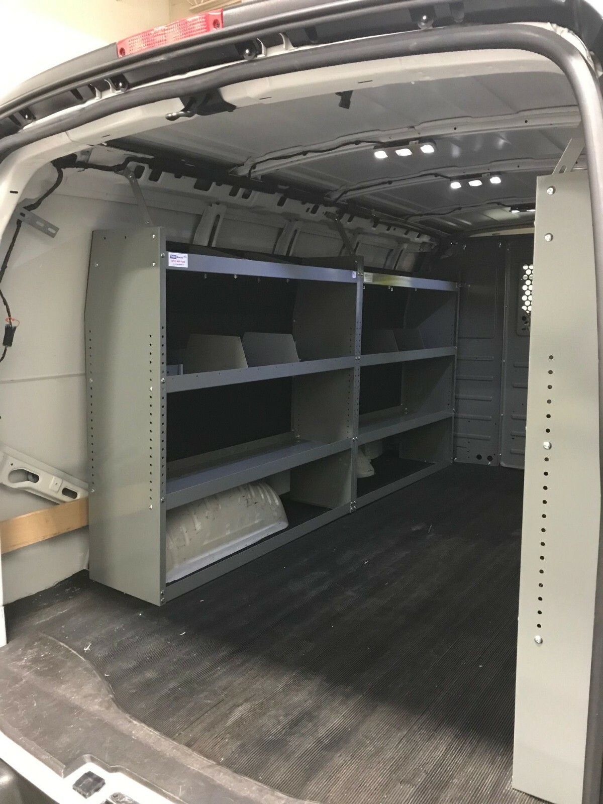 Van Shelving Package Full Size Ford Econoline Set of 3 Shelves+Safety