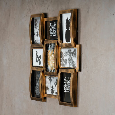 Levandeo Cornice Portafoto Collage 50 X 55 Cm, Bianco, 10 - Foto 3