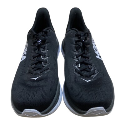 Hoka One One Mach 4 Running Shoes Black White Men display picture 3