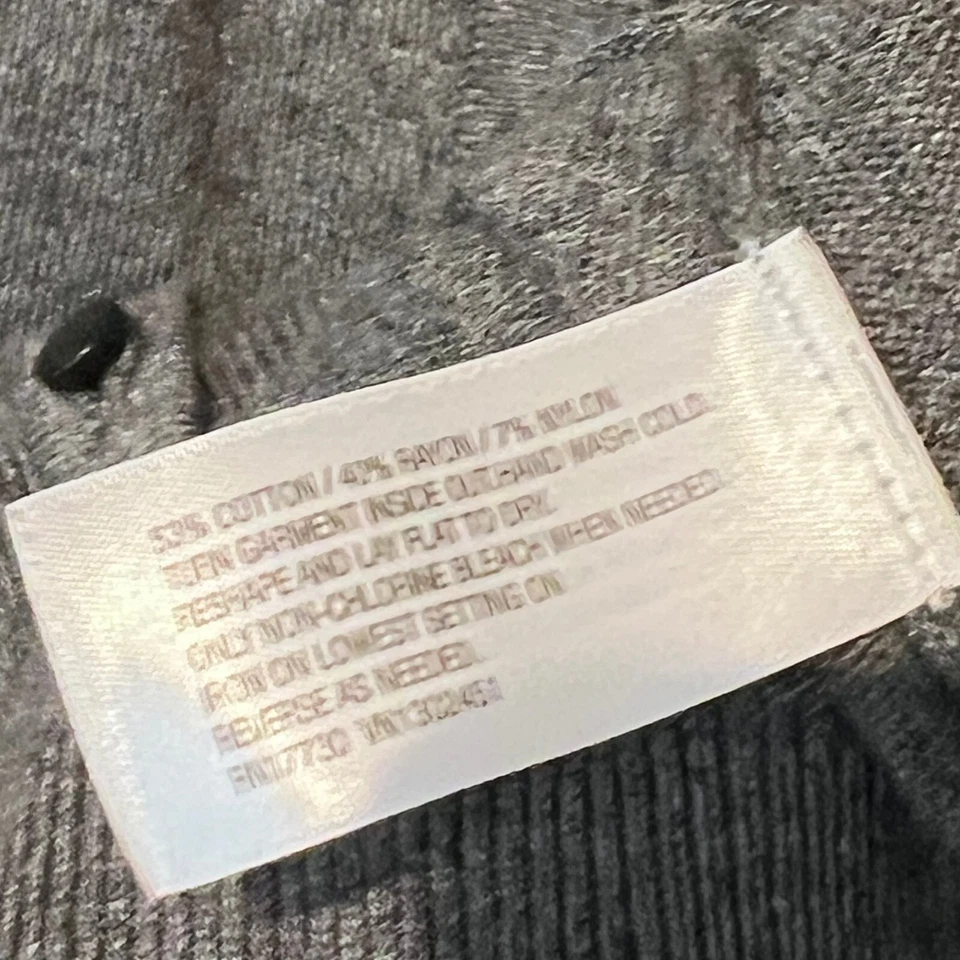 Cárdigan suéter Merona para mujer talla XS gris con joyas tachuelas nailon rayón Foto 4 de 4