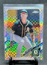 2021 Topps Chrome MATT CHAPMAN #62 Mega Box X-FRACTOR REFRACTOR SP Athletics A's