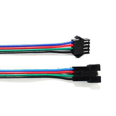 5 Paar 15cm SM 4Pin 22AWG Draht Stecker und Buchse Steckverbinder Rastermaß 2,54mm NEU CK