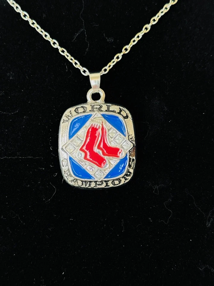 2007 Red Sox World Series Silver Championship Pendant, 🇺🇸 SHIP - Image 2 of 4