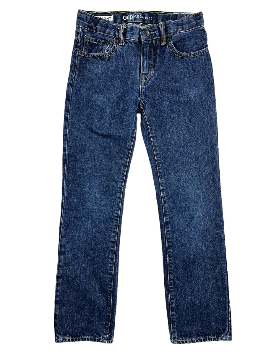 Jean droit taille haute - Bleu moyen délavé - FEMME | H&M FR