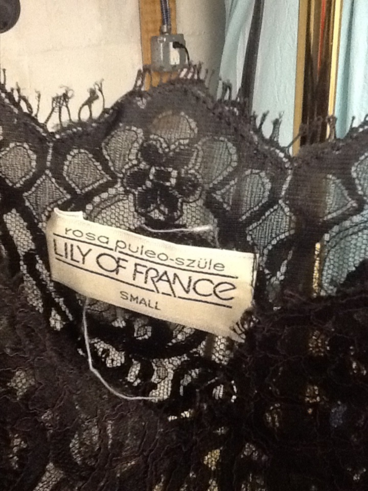 Culotte En Dentelle Noire Lily Of France - Taille S, Sexy Et Confortable