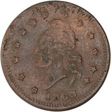 1863 Union For Ever Liberty Civil War Token on The Hot Collector