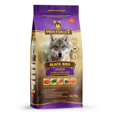 Wolfsblut - Senior - Black Bird - Truthahn und Süßkartoffel - 12,5 kg