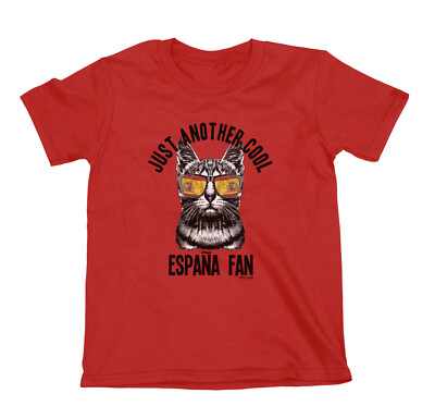 ESPANA SPAIN COOL CAT Fußball T-Shirt Baby Herren Kinder WM 2026