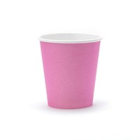 Pappbecher Rosa 200 Ml 6 StüCk - Einwegbecher Hochzeit Partybecher