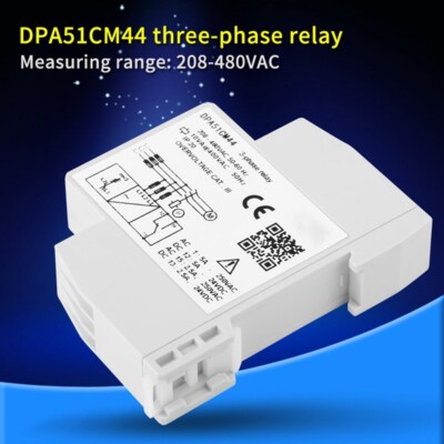 For CARLO GAVAZZI DPA51CM44 B014 Phase Sequence Protector 3-phase Relay