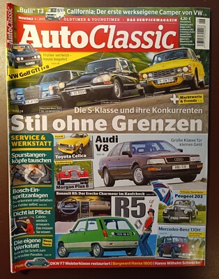 Zeitschrift Auto Classic; Ausgabe 6/ 2013; Nov/Dez; guter Zustand