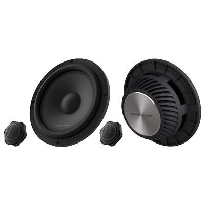 Harman Kardon Flow 601CSF 6,5 Zoll 2-Wege Aktiv-Komponenten-Lautsprecher-Set 120 W RMS