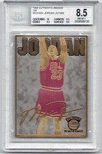1998 AUTHENTIC IMAGES 24K "PROTOTYPE" L.E. /1000 MICHAEL JORDAN *BGS NM-MT+ 8.5+