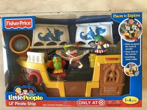 fisher price little people pirate ship