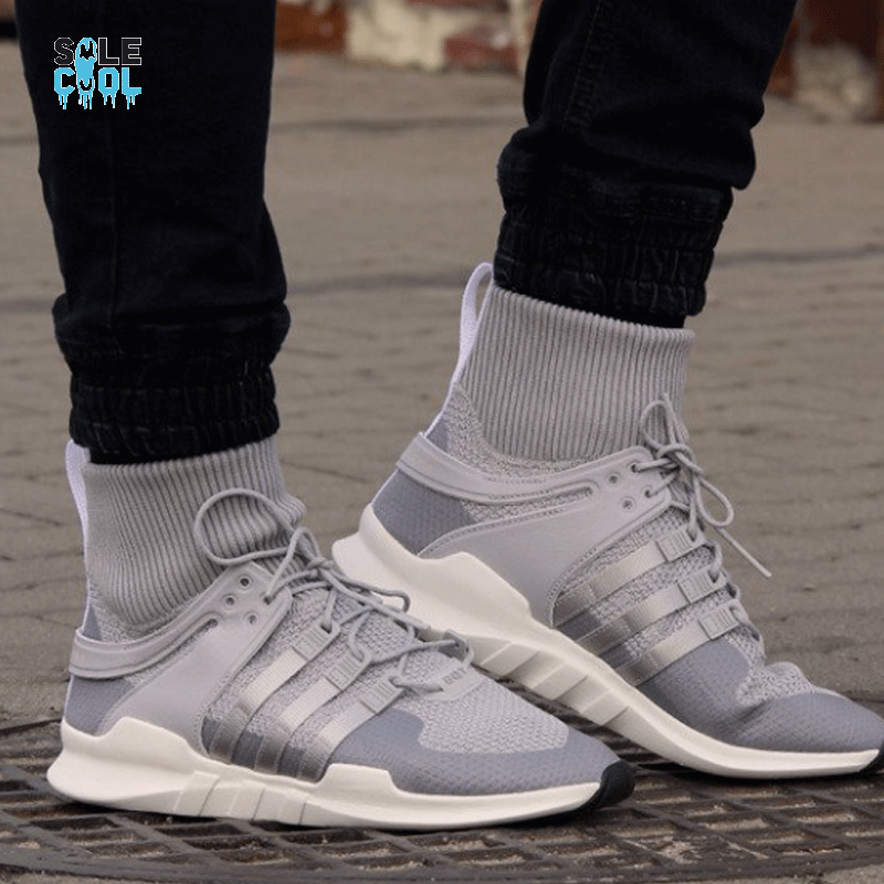 Adidas Originals EQT Support ADV Winter Gray White Mens Trainer Sneakers BZ0641