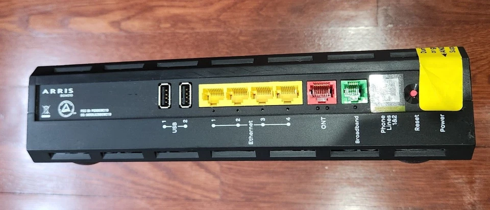 AT&T Cable Modem Router Combo BGW210 802.11b/g/n/AC Phone Voice Wi-Fi 4 Port Get - Image 3 of 4