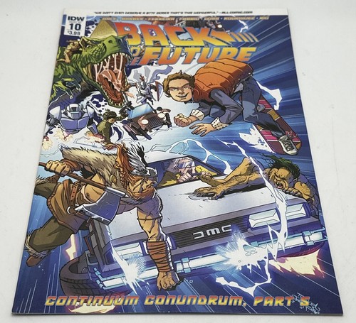 Back To The Future #10 Idw Publishing Comic Book - Picture 3 of 4