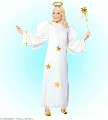 WIDMANN Kostüm Engel - Flügel - Heiligenschein - Engelkostüm Dame