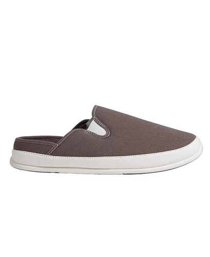 DEER STAGS Mens White Palm Tree Spike Toe Slip On Slippers  display picture 1