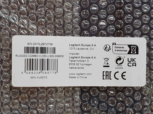 Logitech Rugged Combo 3 (DE) Tastatur-Case für iPad (7., 8., 9. Gen) _0,59_5 - Bild 4 von 5