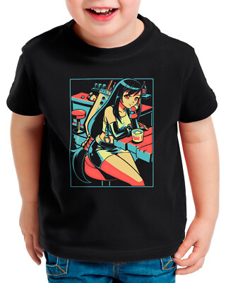 Nibelheim Girl Kinder T-Shirt anime cloud choco-bo sephiroth