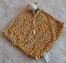 Angel Dear Giraffe Knotted Ends Lovey Lovie Brown White Security Blanket