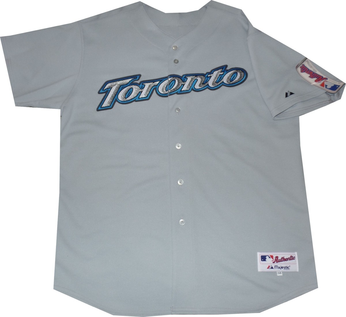 Toronto Blue Jays 2005 Road Gray Blank Majestic Jersey New tags 54