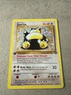 Pokemon Snorlax #11 Holo First Edition