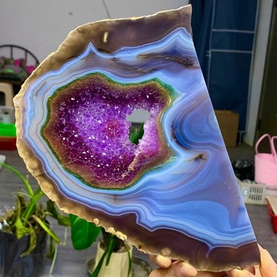 1.45LB Healing of natural amethyst crystal cave quartz crystal specimens