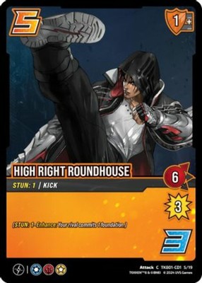4X-High Right Roundhouse - TK801-CD1 5/19 - C-CL01-Tekken 8-Universus