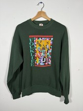 Folklife festival vintage sweathirt 90s Seattle jazz music graphic crew neck 94