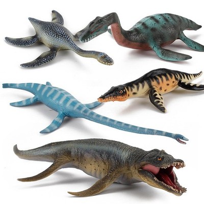 Realistische große Seedinosaurier Figuren Kunststoff Tiefseeungeheuer Urzeittier