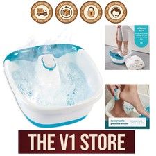 Bubble Mate Foot Spa - Heated Toe-Touch Control Massager for Revitalizing Feet
