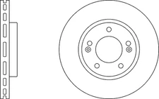 2x Vented Brake Discs and Pads fits HYUNDAI ix20 JC 1.4D Front 10 to 19 280mm