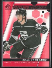 2022-23 UD SP Authentic Brandt Clarke 148 Future Watch Limited Red RC