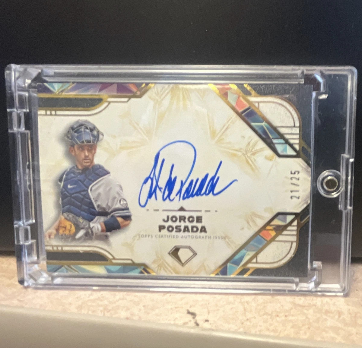 Jorge Posada Autographed Baseball Cards for sale | eBay